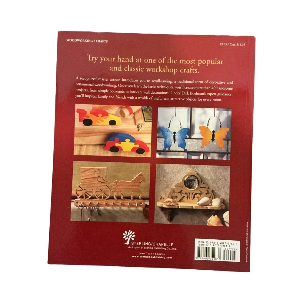 Scroll Saw for the First Time Dirk Boelman Woodworking Crafts Book 1402751834